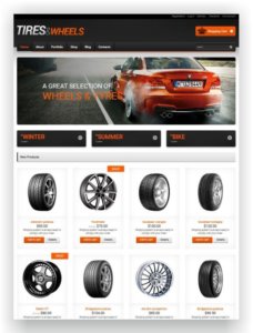 WooCommerce Tires and Wheels Shop Theme