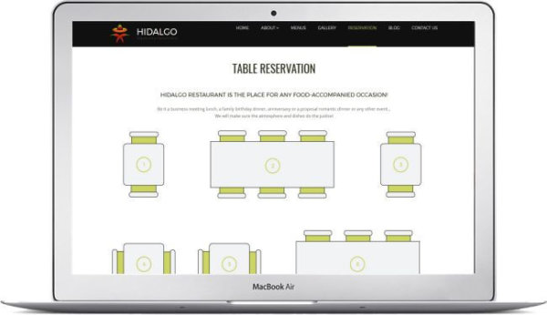 Webseite für mexikanisches Restaurant