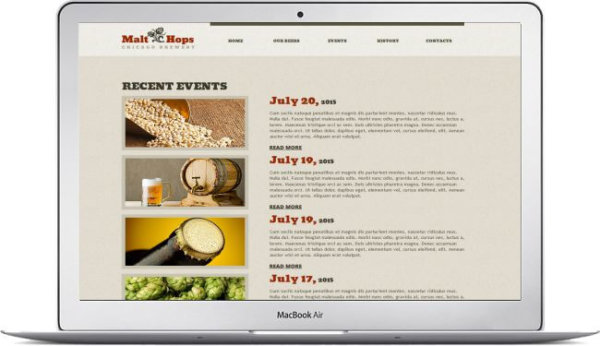 MotoCMS Brewery Website