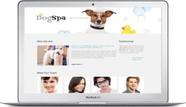 Hundesalon Webseite