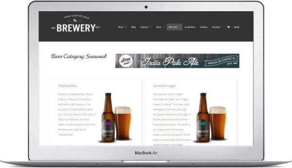 WordPress Brewery Theme