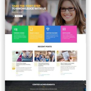WordPress Online Course Website