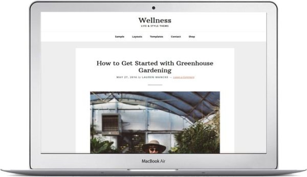 WordPress Wellness Theme