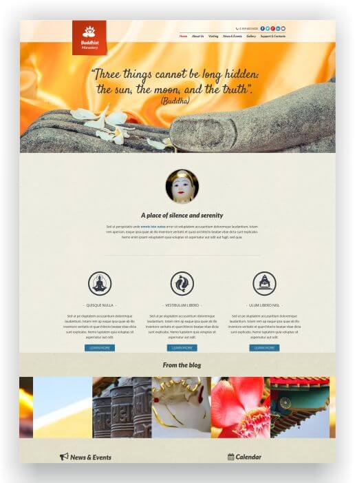 Joomla Buddhist Website