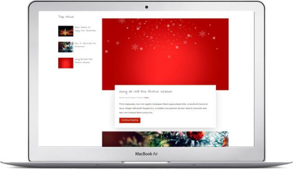 Joomla Weihnachtswebseite