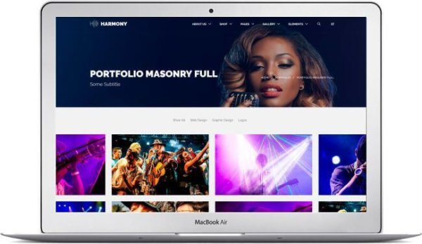 Music Template with WooCommerce