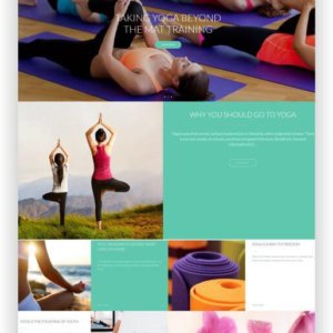 WordPress Sport and Yoga Theme