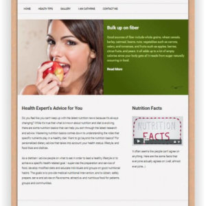 WordPress Nutrition Topic