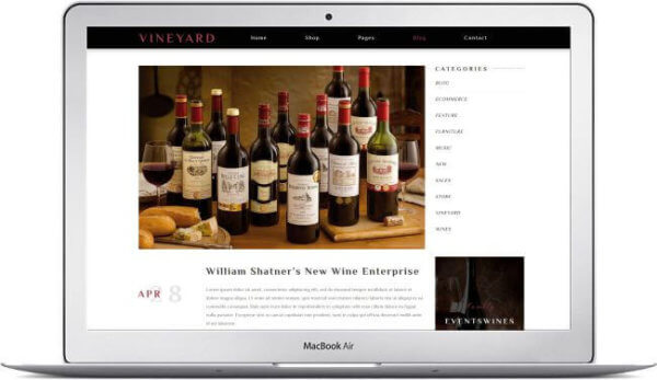 WooCommerce Wein Onlineshop