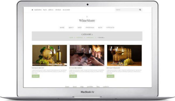 WooCommerce Wine Onlineshop Theme