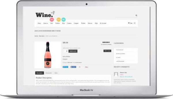 WooCommerce Wine Supermarket Theme