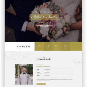 HTML Hochzeitswebseite
